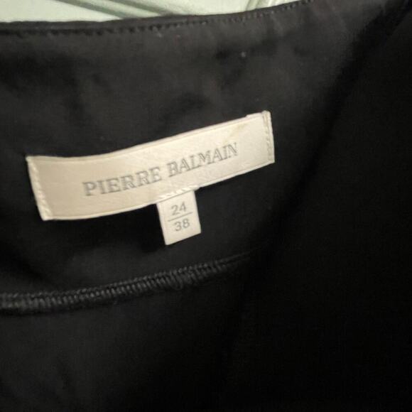 Pierre Balmain Strapless Ruched Jumpsuit Pantsuit Size 24 38 XS Small - Picture 8 of 8